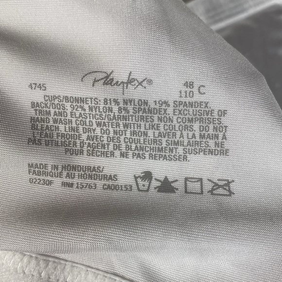 Playtex 18 hour bra 4745 new in package white 48C wire free full coverage - Picture 9 of 10